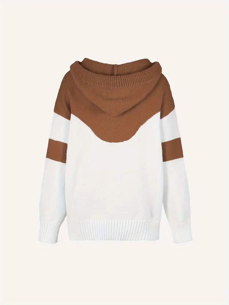 Tessa | Dual-Tone Cosy Hoodie