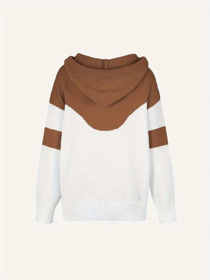 Tessa | Dual-Tone Cosy Hoodie