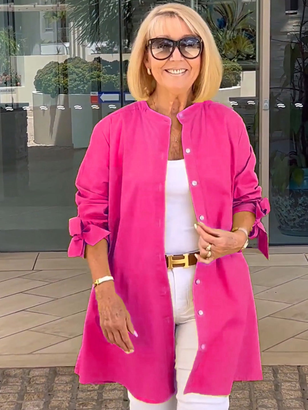 Zoe | Classy Long Shirt Jacket