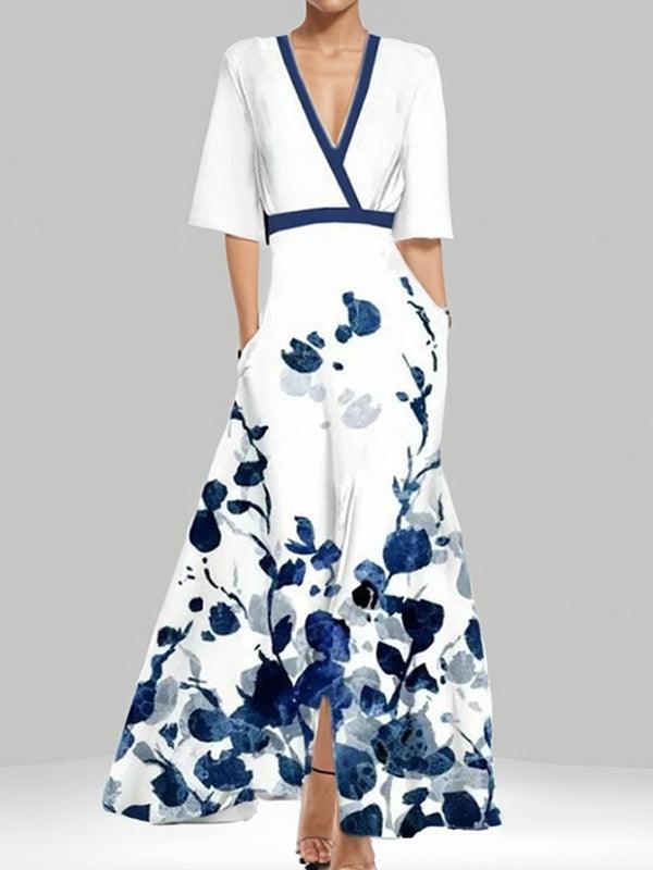 Saskia | Elegants set maxi midi dress glamor for the coast
