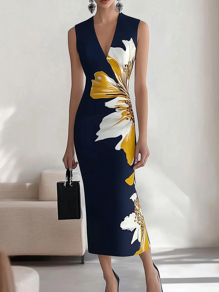 Matilda | Midi dress elegant for festival glamor for the beach