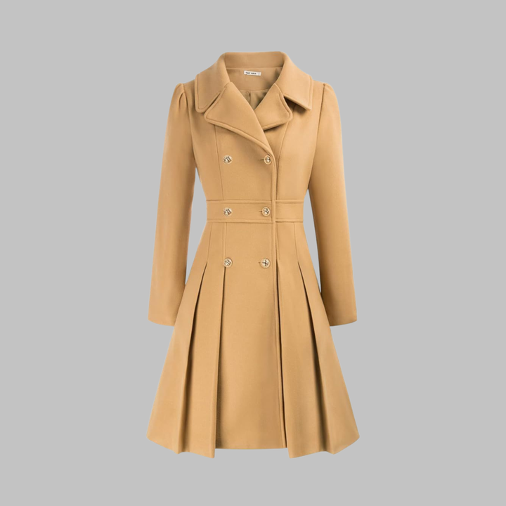 Jacinta | Classy Double Button Long Sleeve Coat