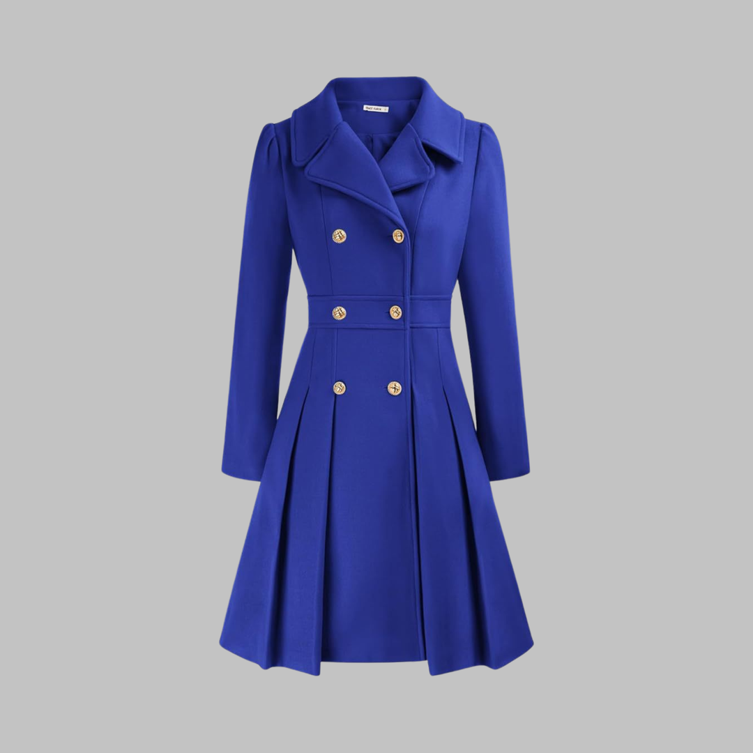 Jacinta | Classy Double Button Long Sleeve Coat