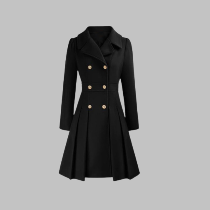Jacinta | Classy Double Button Long Sleeve Coat