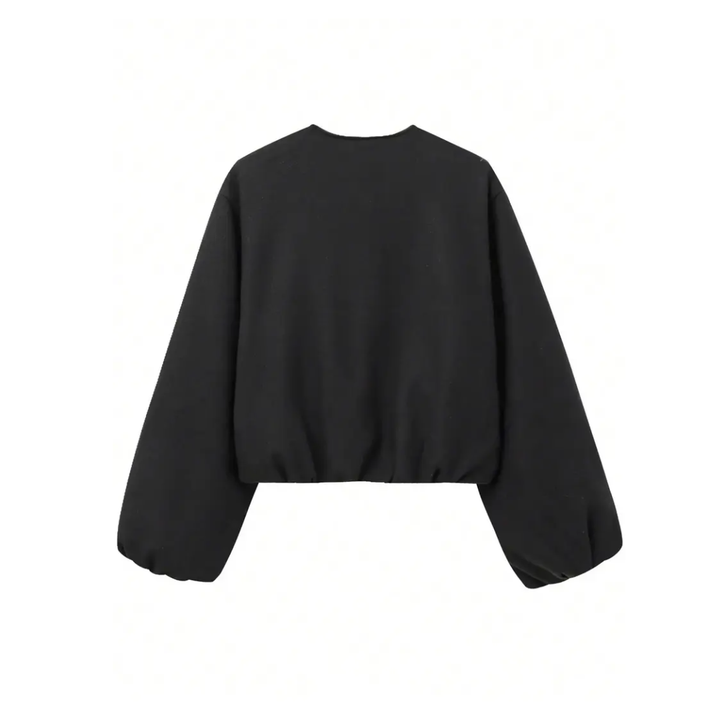 India | Street-Style Lantern Sleeve Woven Jacket