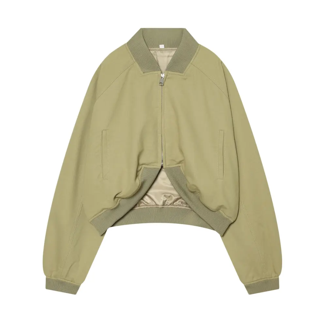 Wendy | Casual Cropped Bomber Jacket