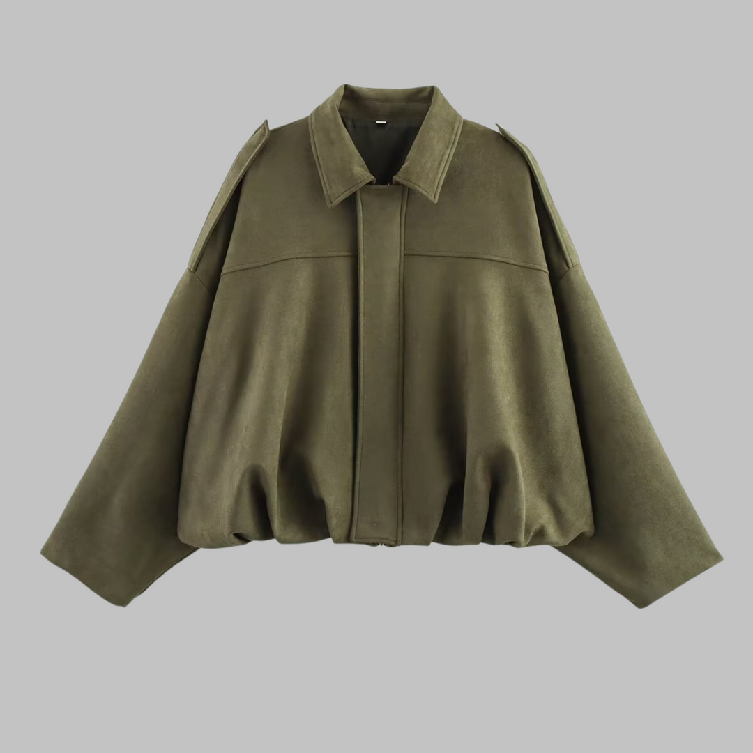 Claire | Comfy Loose Fit Military Jacket