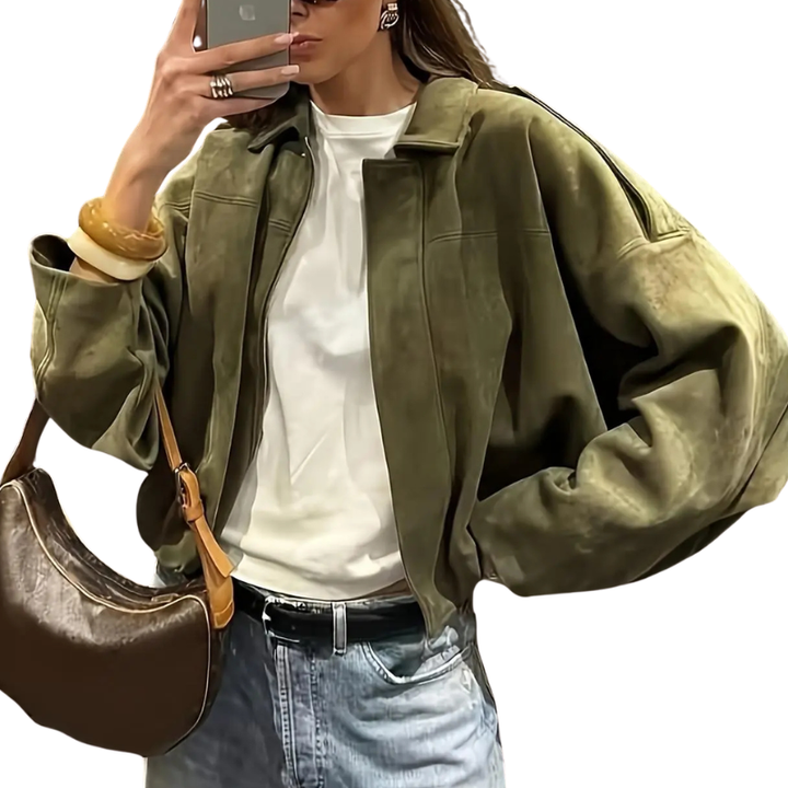 Elsie | Relaxed Fit Military Style Jacket