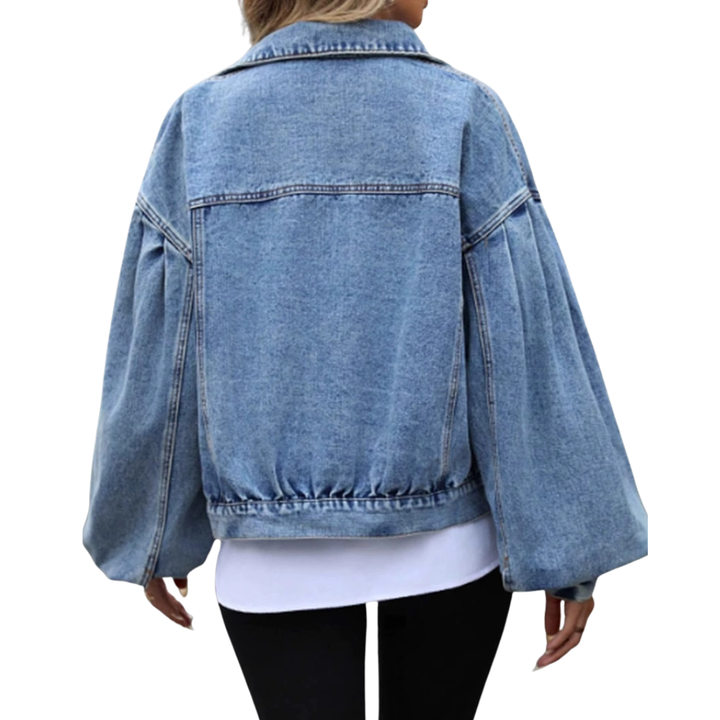 Lara | Relaxed Distressed Denim Jacket