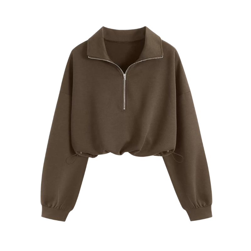 Daisy | Easy Fit Half Zip Transitional Pullover