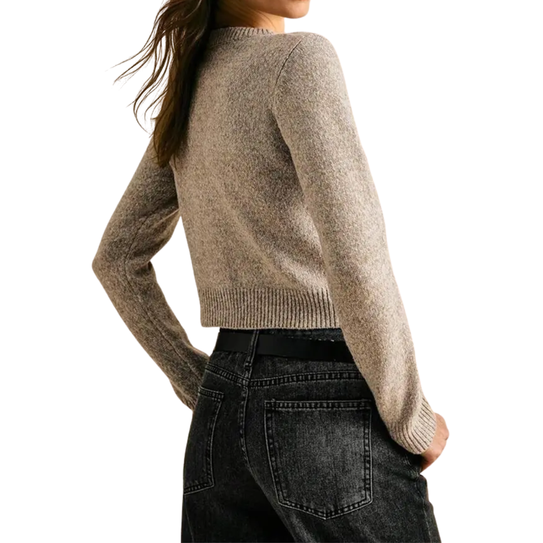 Yvette | Cosy Ribbed Button-Front Cardigan