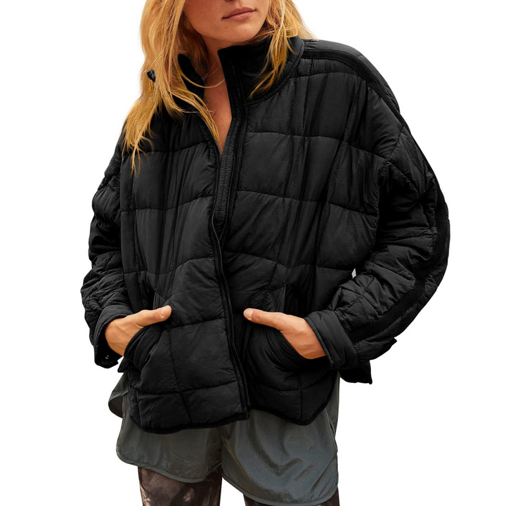 Amelia | Lightweight Compact Zip Puffer Jacket