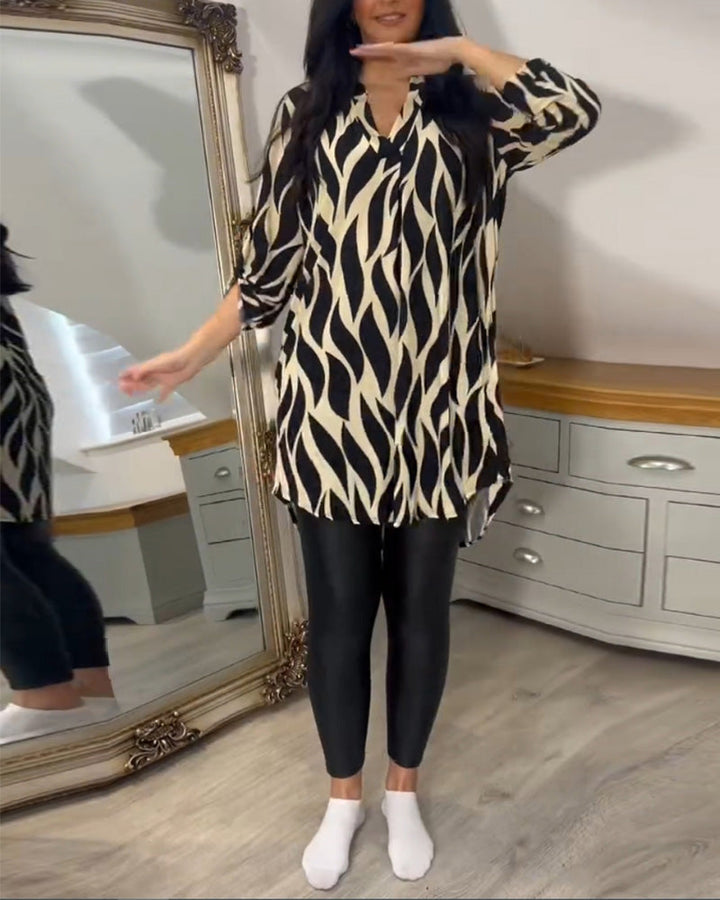 Felicity | Printed Loose-Fit Top