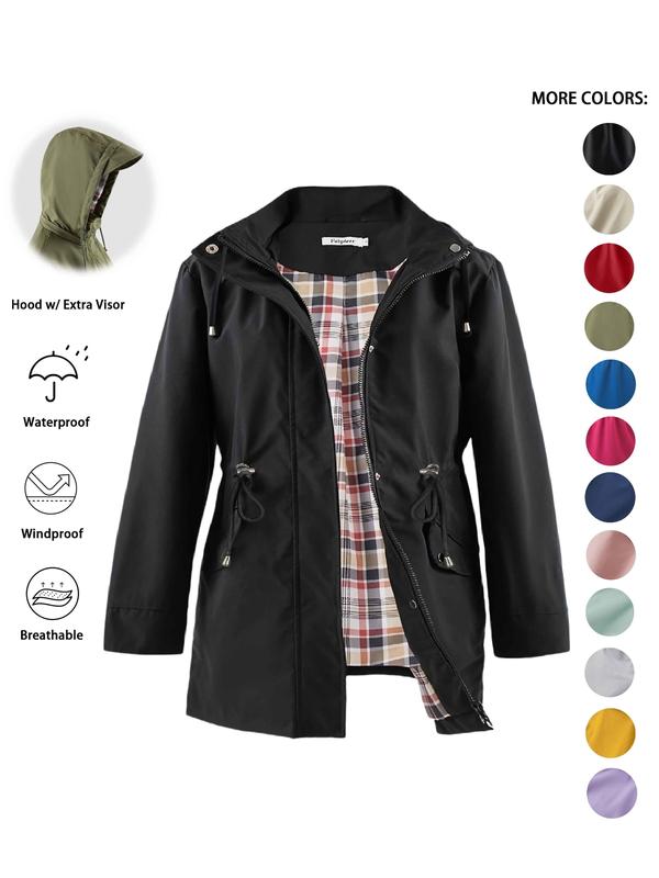 Rachael | Lightweight Hooded Trench Coat for Casual Outings