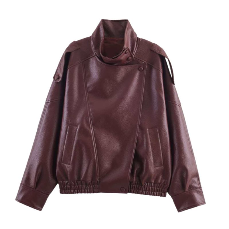 Emily | Stylish Modern Oversized Moto Jacket