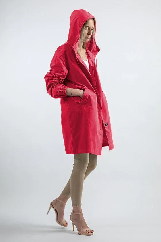 Megan | Oversized Water-Resistant Windbreaker