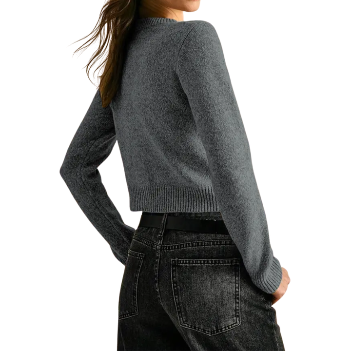 Yvette | Cosy Ribbed Button-Front Cardigan