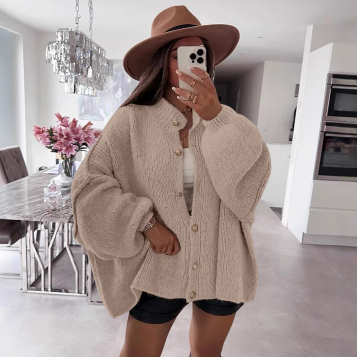 Millie | Classic Button-Down Long Sleeve Cardigan