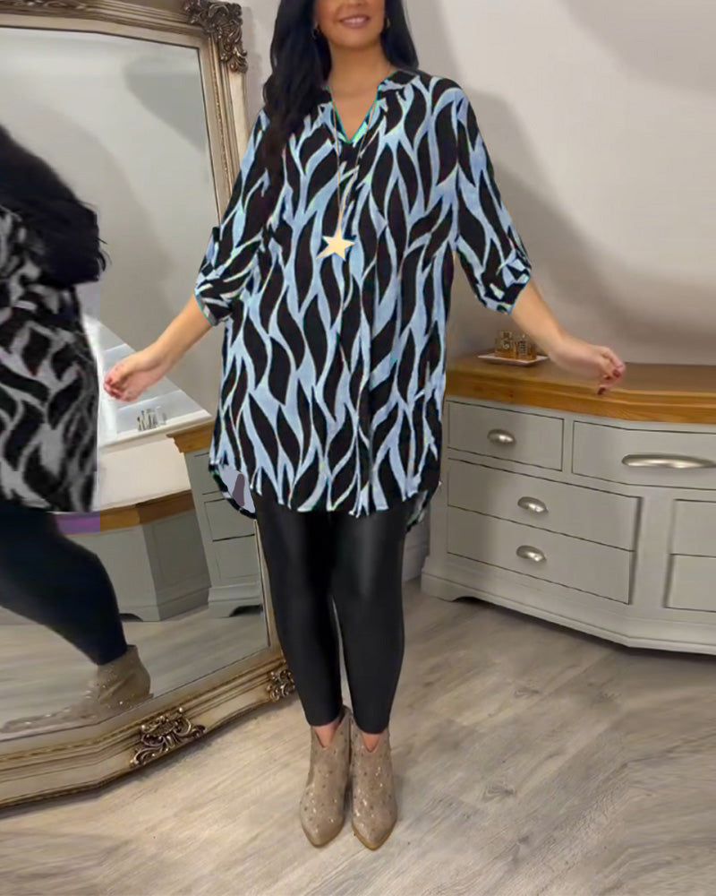 Felicity | Printed Loose-Fit Top