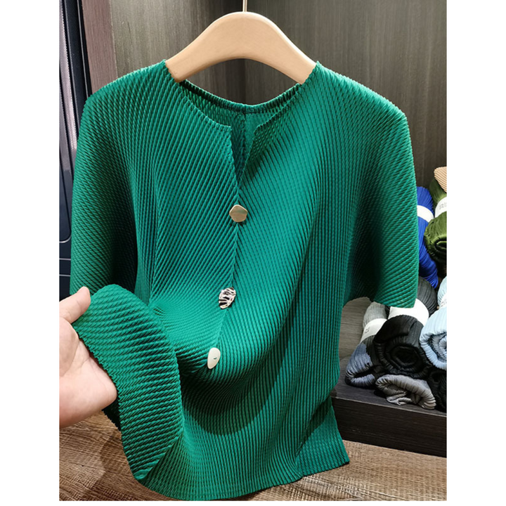 Sienna | Lightweight Round Neck Cardigan Top
