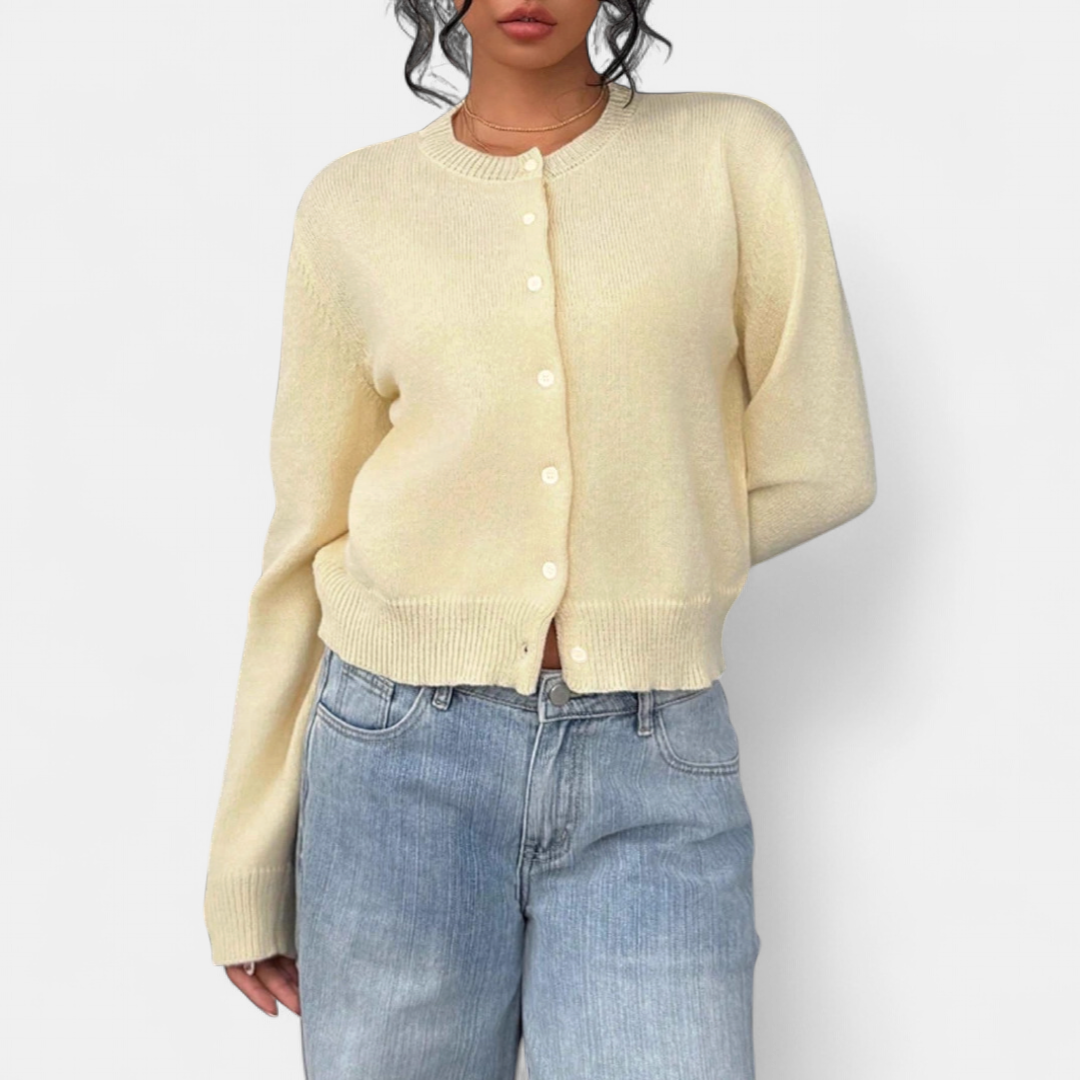 Quinn | Cosy Button-Front Knit Cardigan