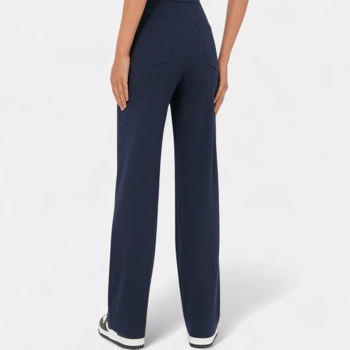 Georgia | Relaxed High-Waist Straight-Leg Pants