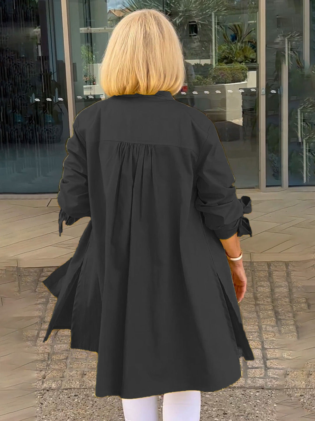 Zoe | Classy Long Shirt Jacket