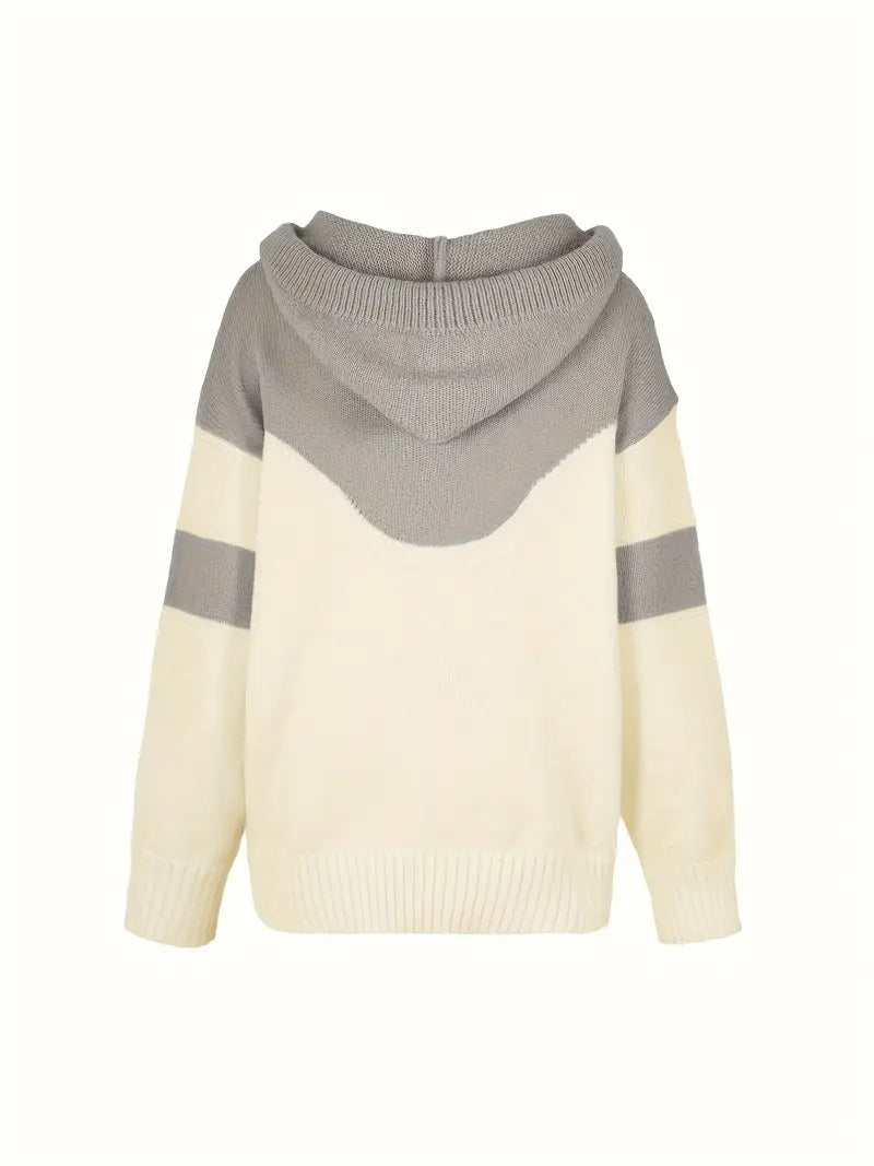 Tessa | Dual-Tone Cosy Hoodie