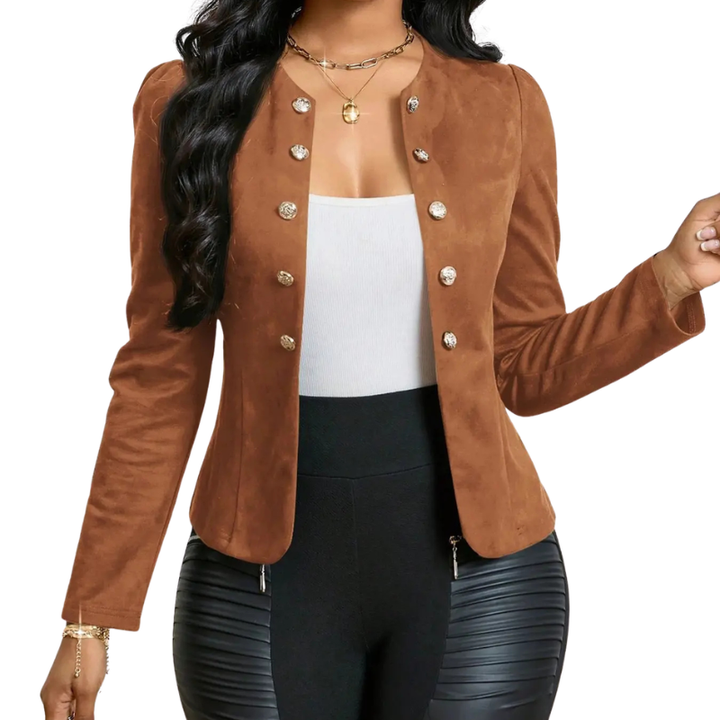 Layla | Sophisticated Puff Shoulder Blazer