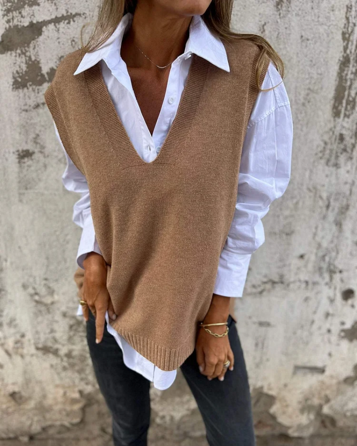 Erin | Stylish Knit Sweater Vest