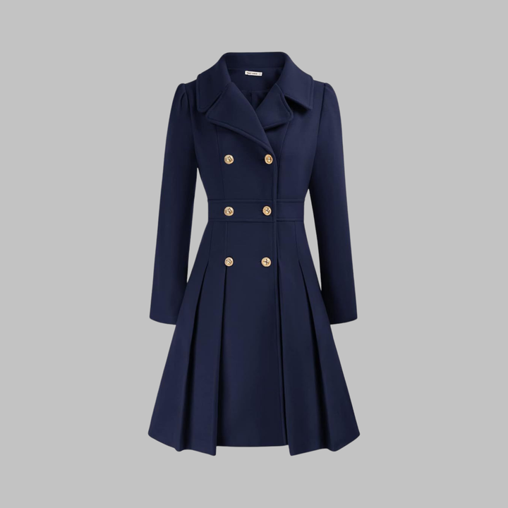 Jacinta | Classy Double Button Long Sleeve Coat