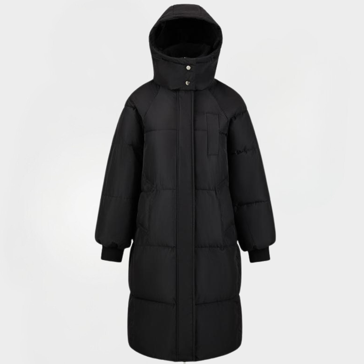 Madison | Classic Hooded Puffer Jacket Long Winter Coat for Women