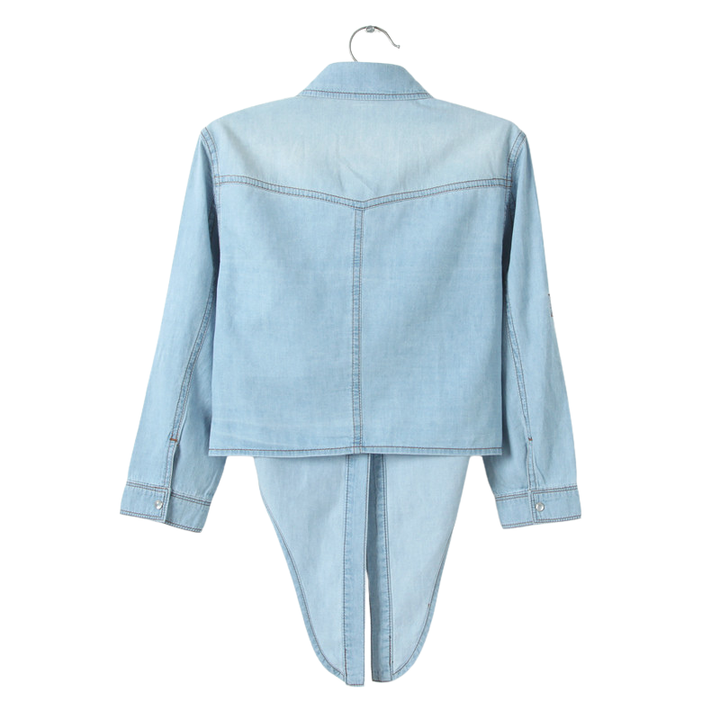 Paige | Sophisticated 3/4 Sleeve Crop Shirt