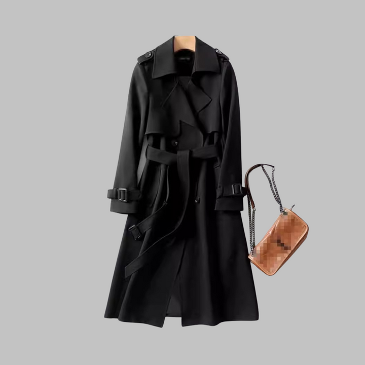 Isabelle | Elegant Knee-Length Loose Fit Coat