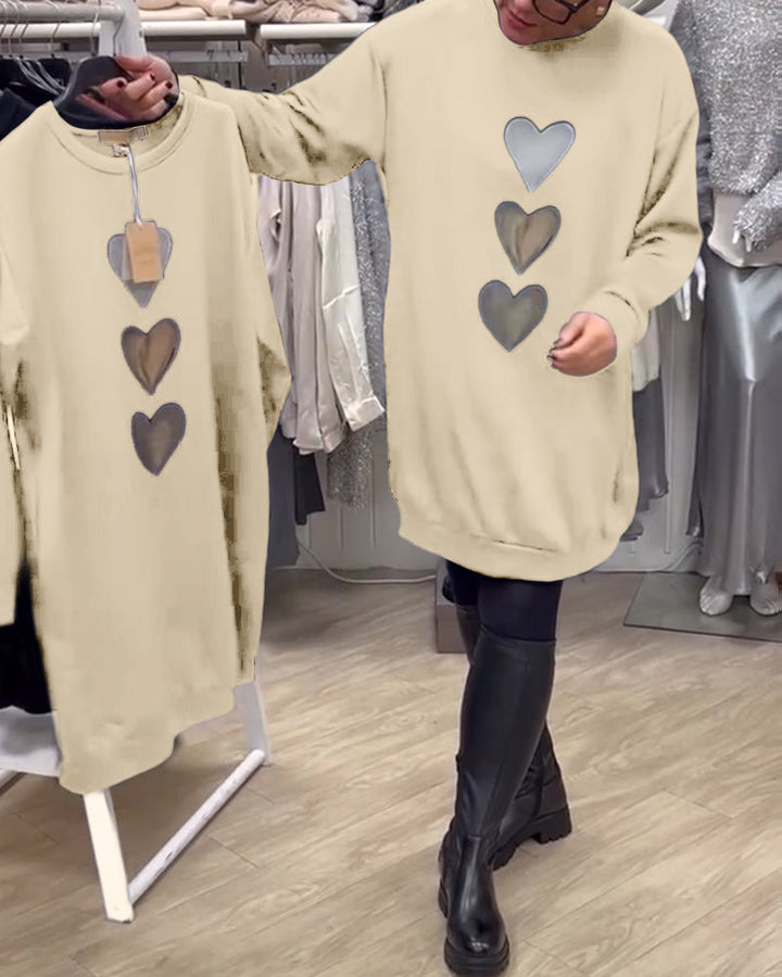 Ava | Casual Sweatshirt Dress