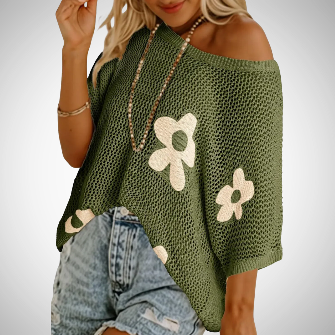 Poppy | Stylish Lightweight Crochet Top