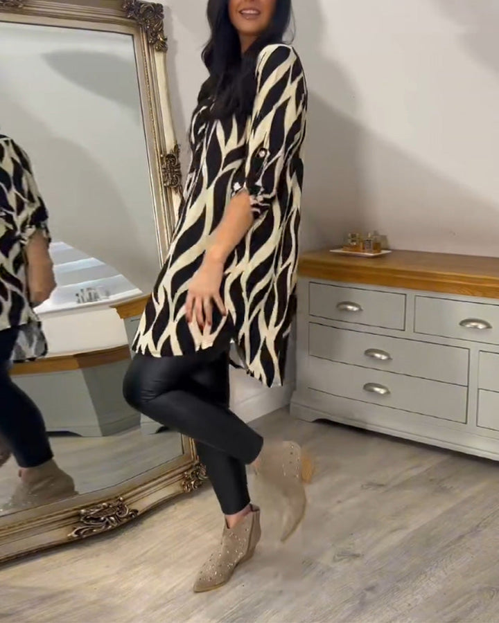 Felicity | Printed Loose-Fit Top