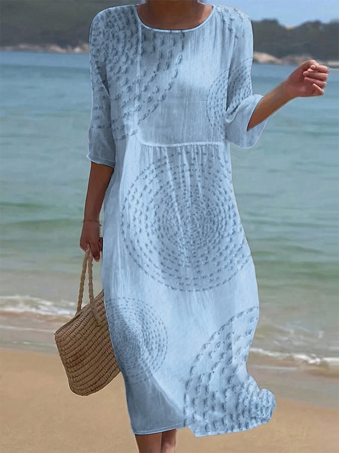 Hannah | Casual embroidered women's dress