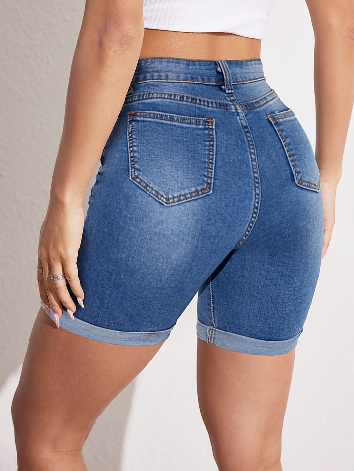 Monique | Stretch-Fit Bermuda Jean Short