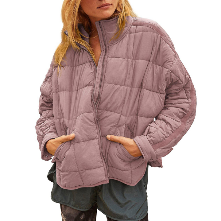 Amelia | Lightweight Compact Zip Puffer Jacket