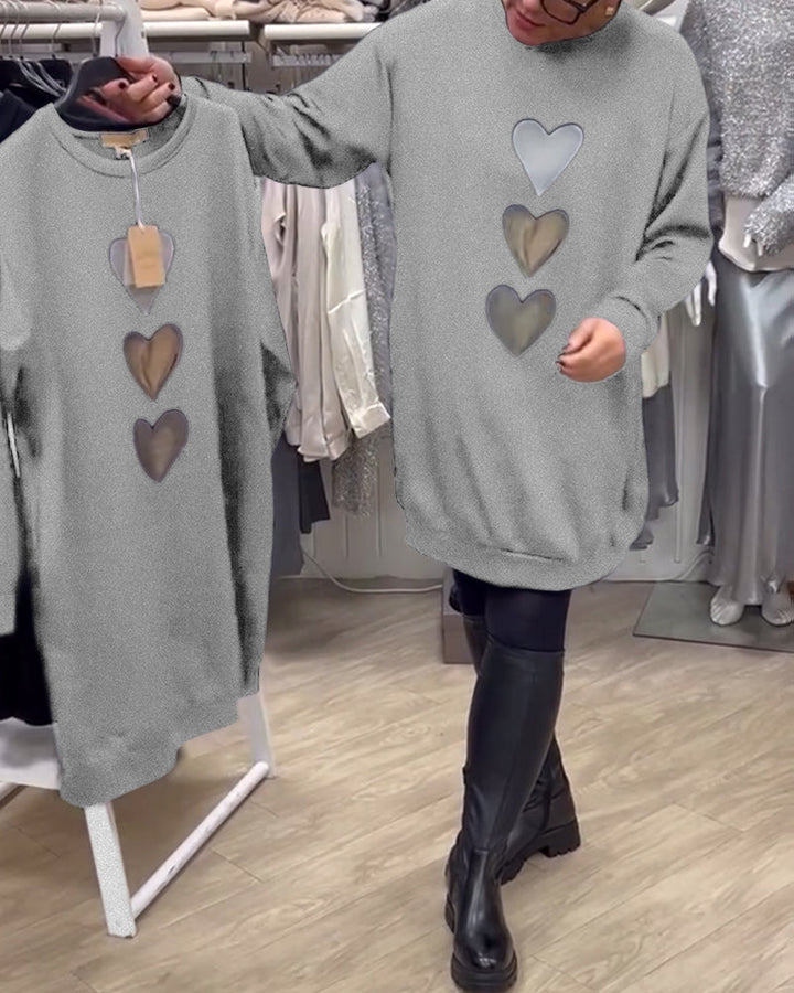 Ava | Casual Sweatshirt Dress