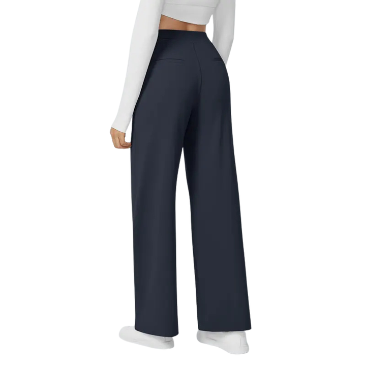 Evie | Classic Straight Leg Smart Work Pants