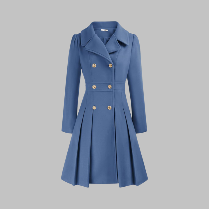 Jacinta | Classy Double Button Long Sleeve Coat