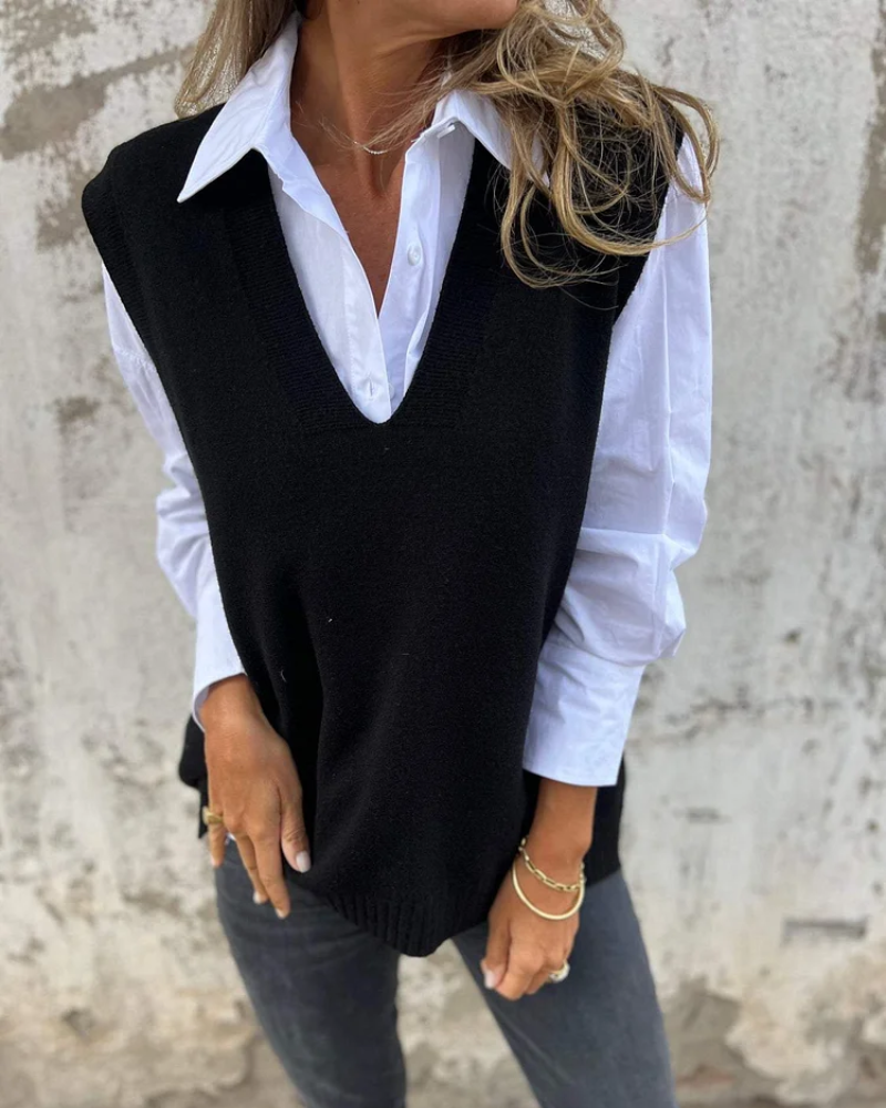Erin | Stylish Knit Sweater Vest
