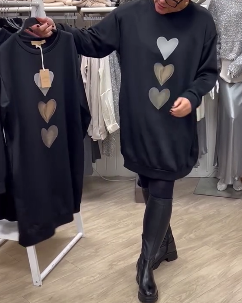 Ava | Casual Sweatshirt Dress