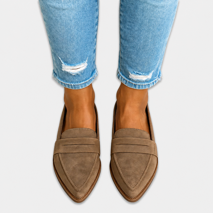 Louise | Suede loafers