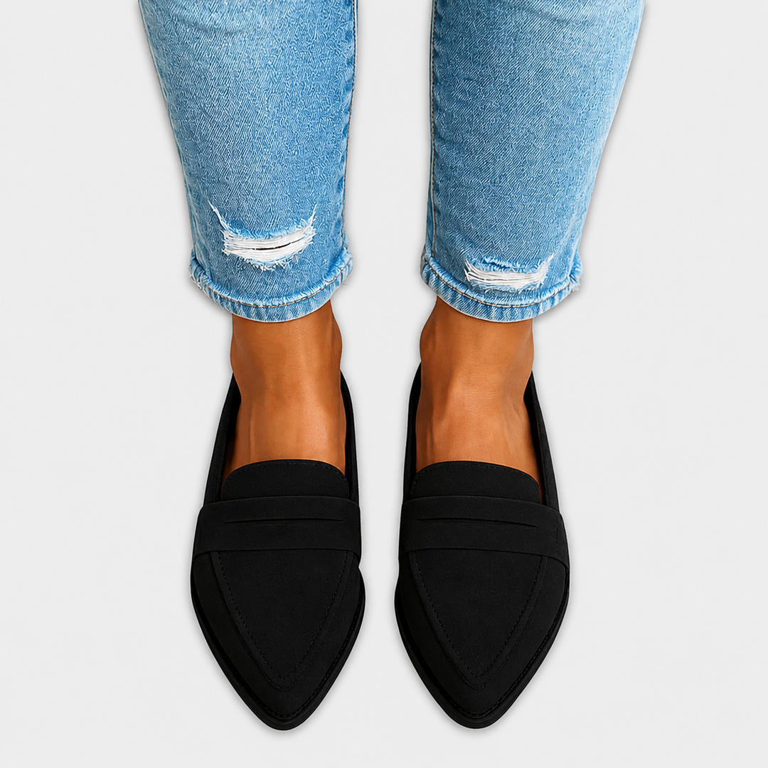 Louise | Suede loafers