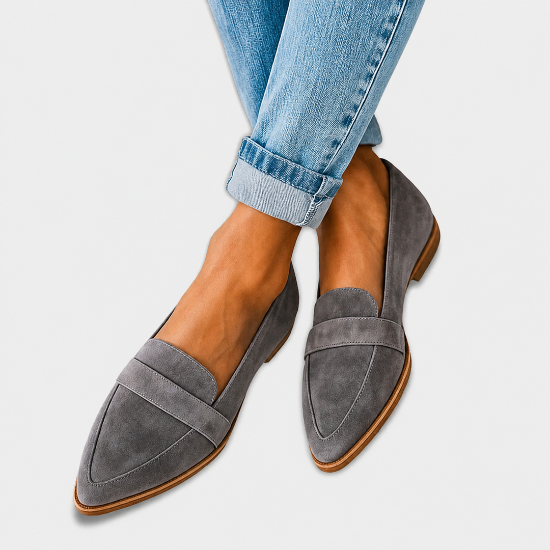 Louise | Suede loafers