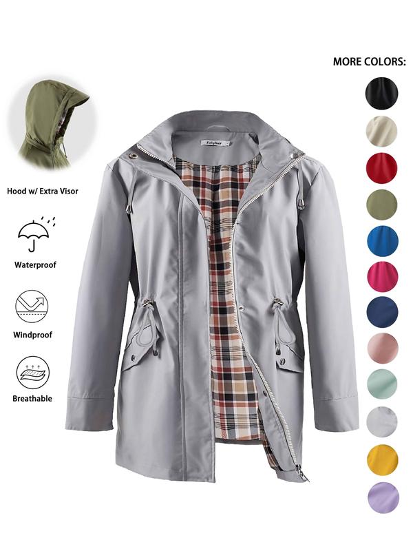 Rachael | Lightweight Hooded Trench Coat for Casual Outings