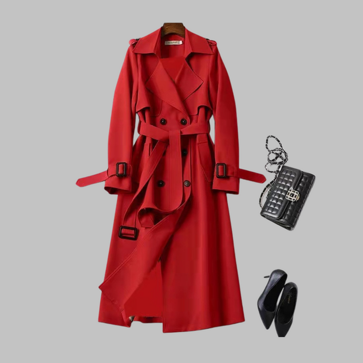 Isabelle | Elegant Knee-Length Loose Fit Coat